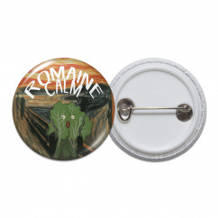 Romaine Calm Pinback Button